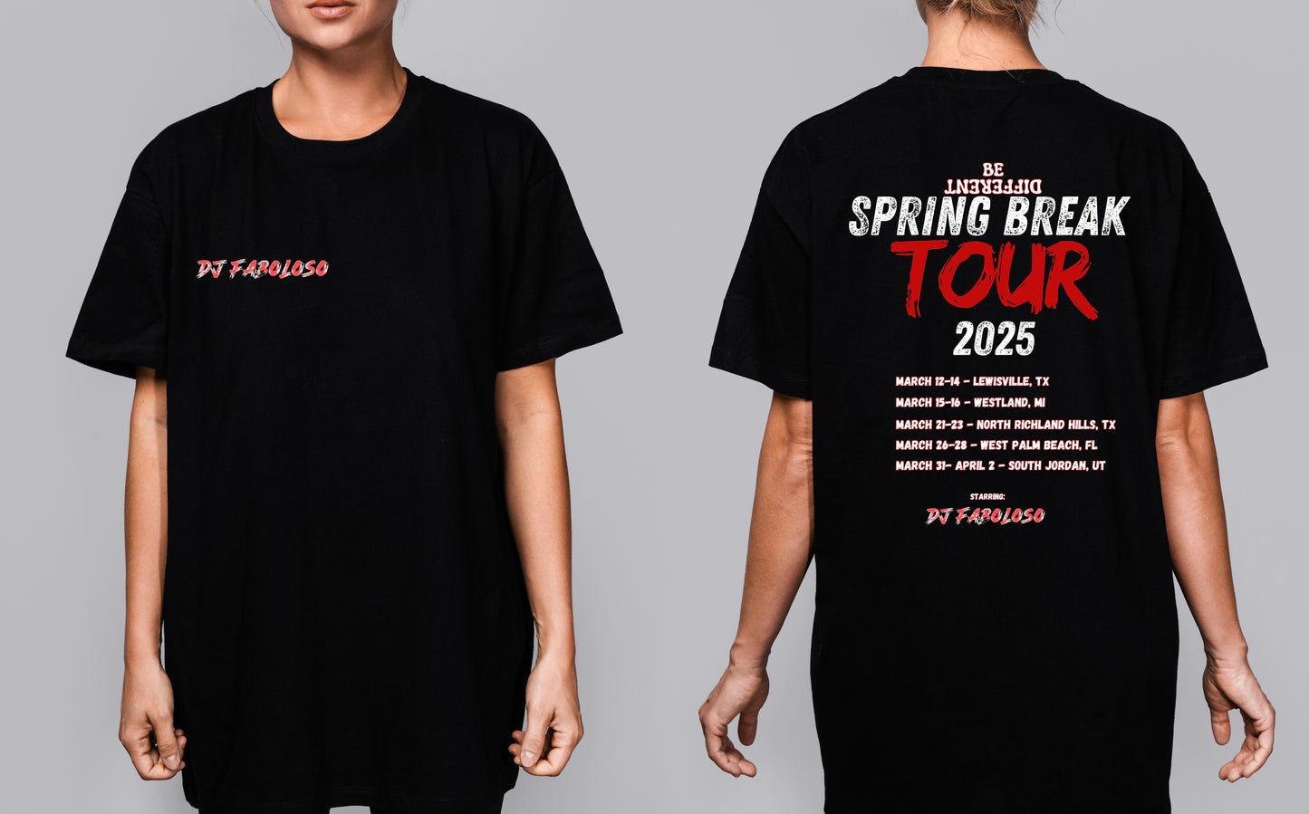 “Be Different” Tour Shirt
