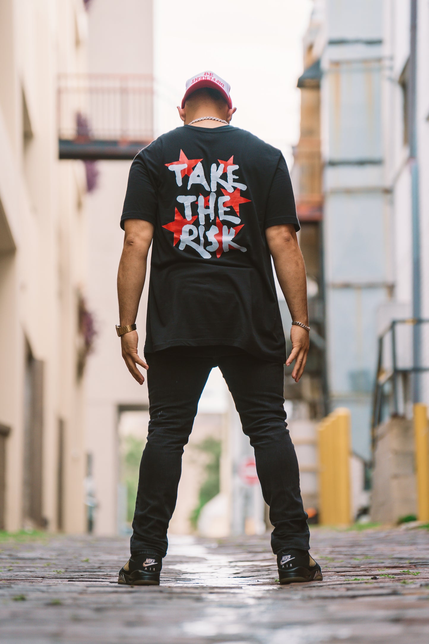 "Take The Risk" Graphic T-Shirt (Black)