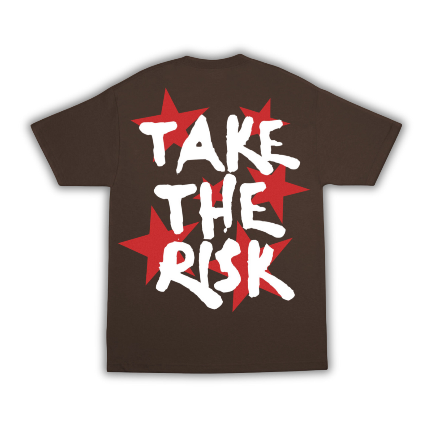 "Take The Risk" Graphic T-Shirt (Brown)